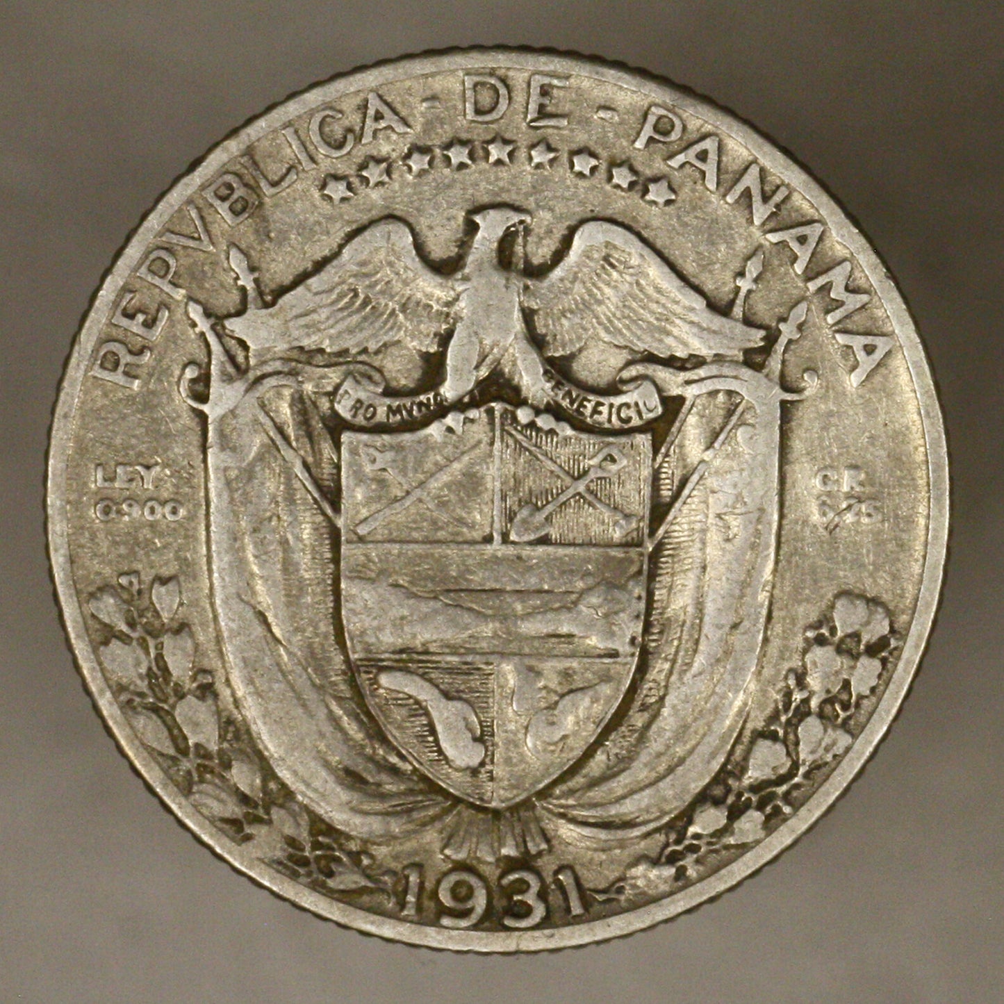 Panama 1931 1/4 Balboa key date VF