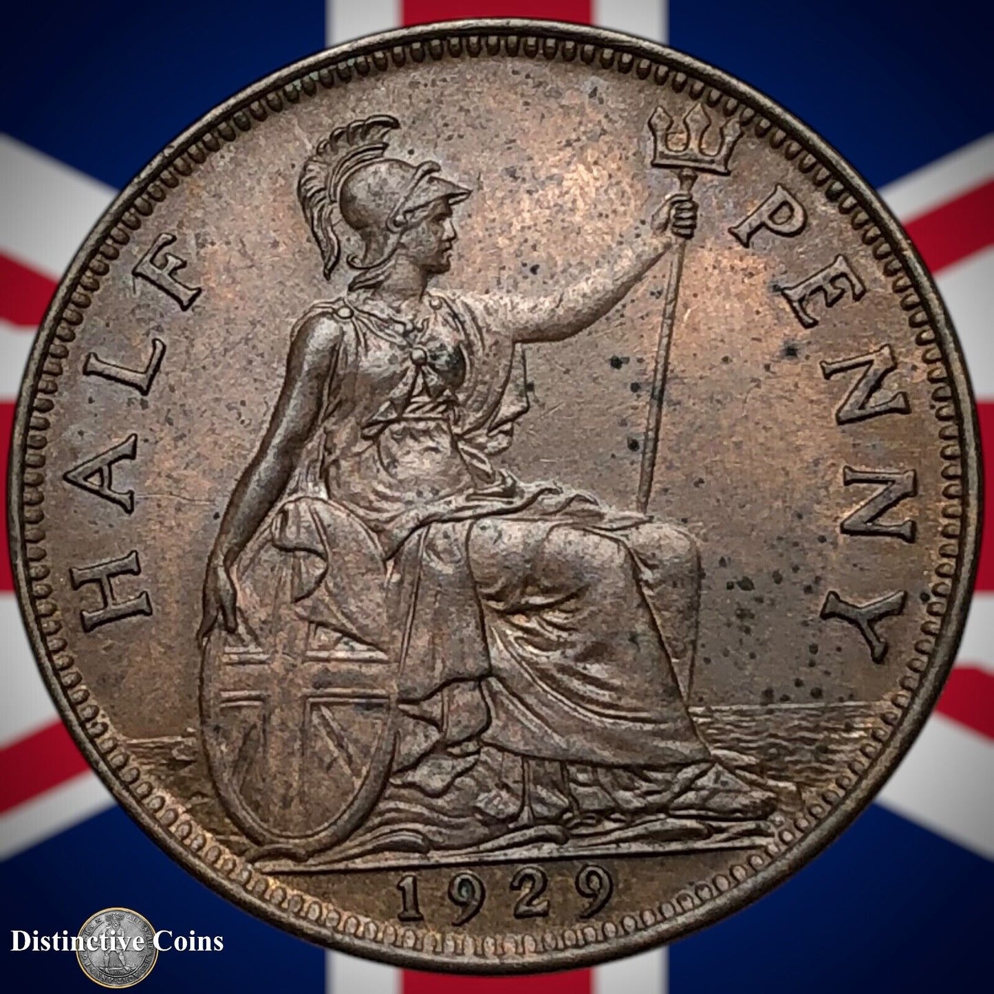 Great Britain 1929 Half Penny 1/2d GB5946