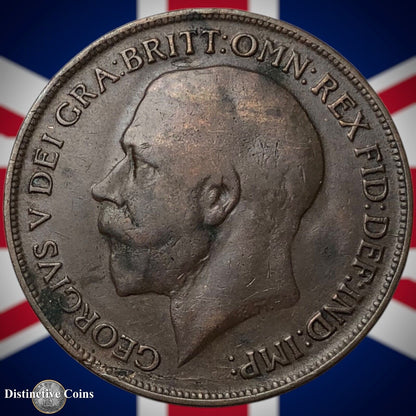 Great Britain 1919 H Penny 1d GB6927