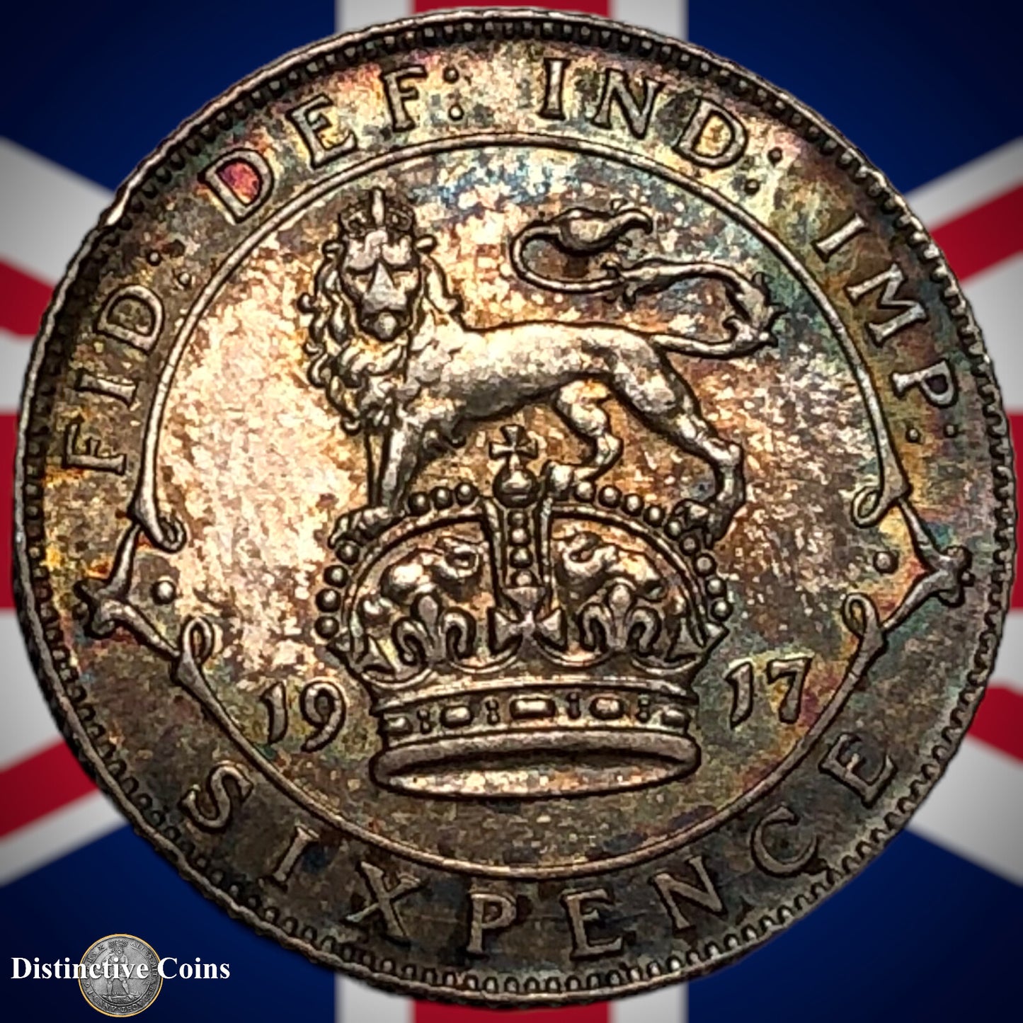 Great Britain 1917 Six Pence GB1609