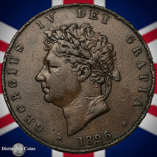 Great Britain 1826 Half Penny 1/2d GB5199