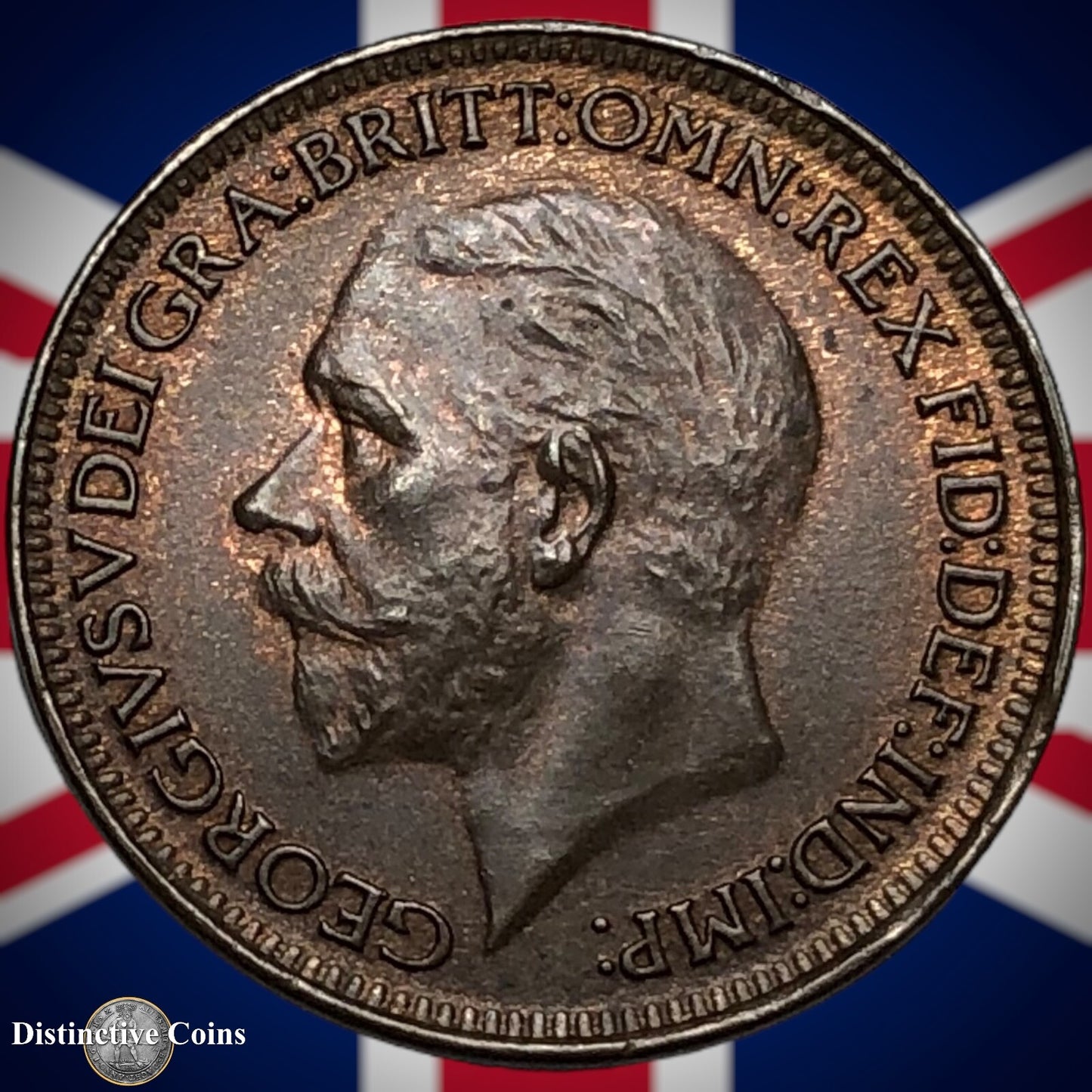 Great Britain 1928 Farthing 1/4d GB4862