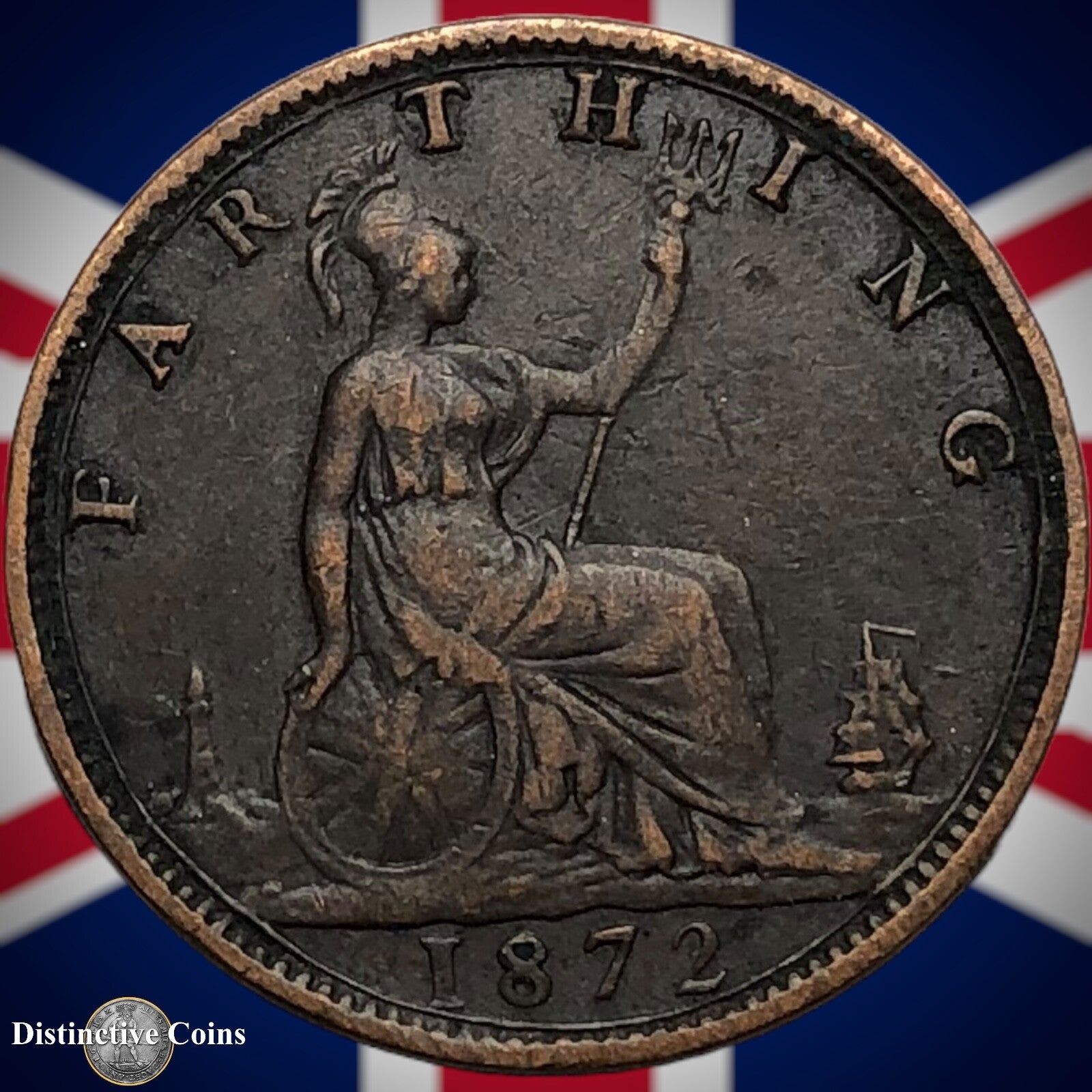 Great Britain 1872 Farthing 1/4d GB3656