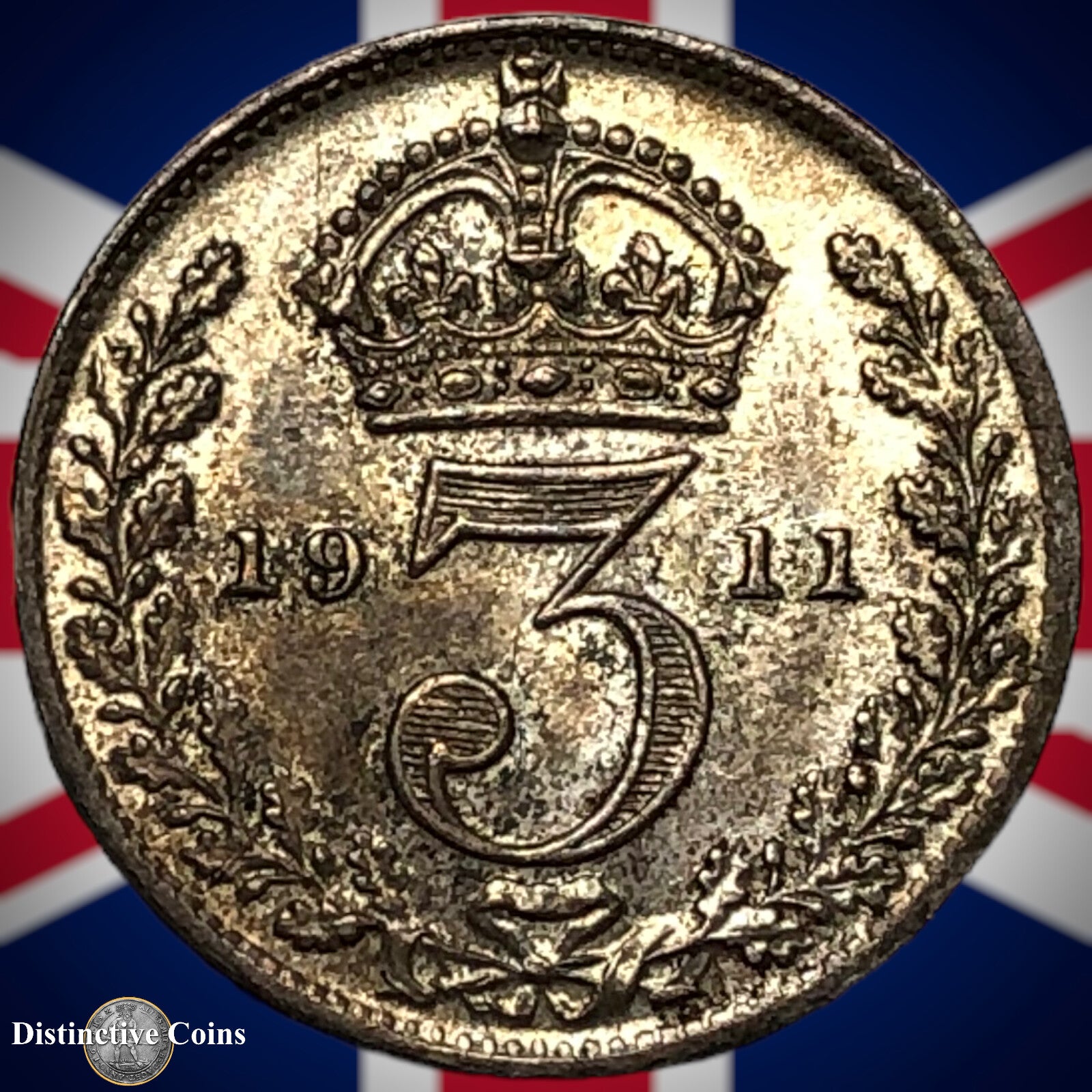 Great Britain 1911 Three Pence GB2142