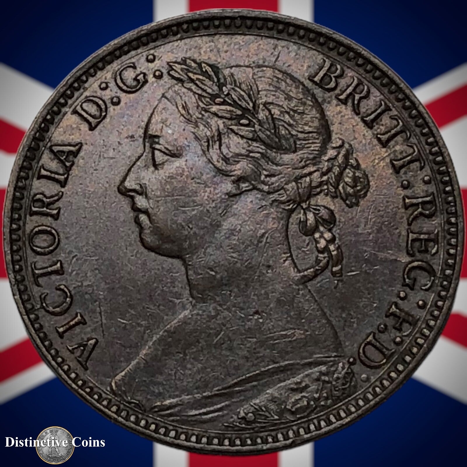 Great Britain 1881 Farthing 1/4d GB3869