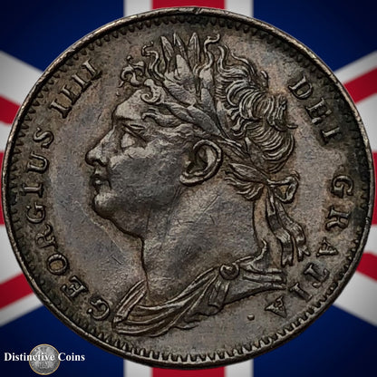 Great Britain 1821 Farthing 1/4d GB3232