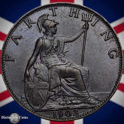 Great Britain 1903 Farthing 1/4d GB4541