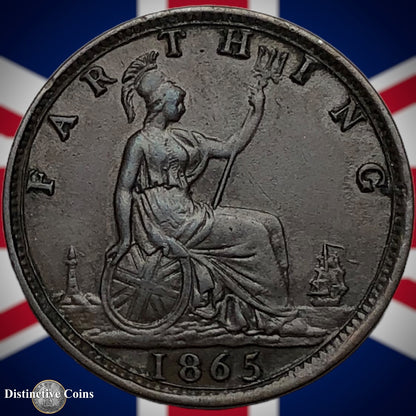 Great Britain 1865 Farthing 1/4d GB3528
