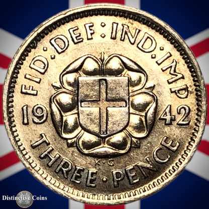 Great Britain 1942 Three Pence GB2344