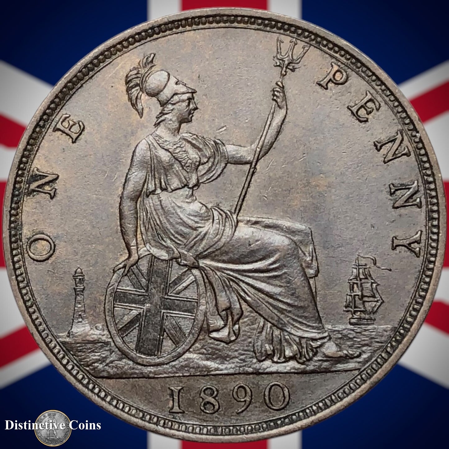 Great Britain 1890 Penny 1d GB6527