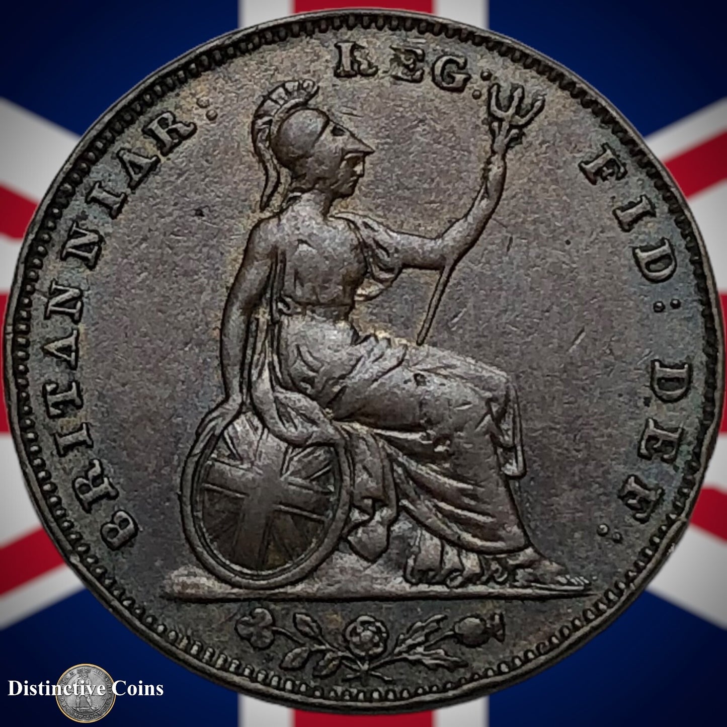 Great Britain 1853 Farthing 1/4d GB3454