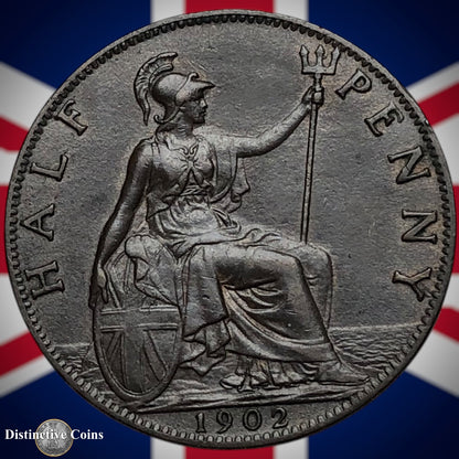 Great Britain 1902 Half Penny 1/2d GB5772