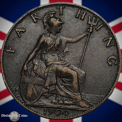Great Britain 1904 Farthing 1/4d GB4547