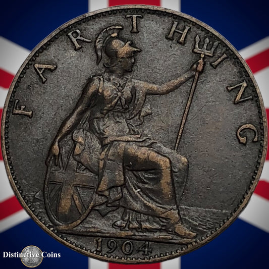 Great Britain 1904 Farthing 1/4d GB4547