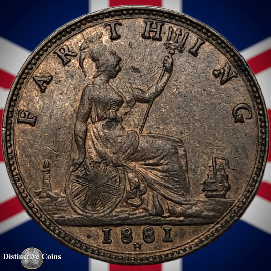 Great Britain 1881 H Farthing 1/4d GB3951