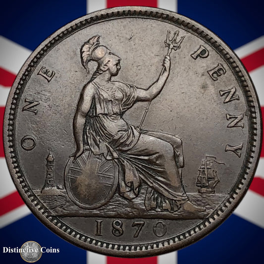 Great Britain 1870 Penny 1d GB6316