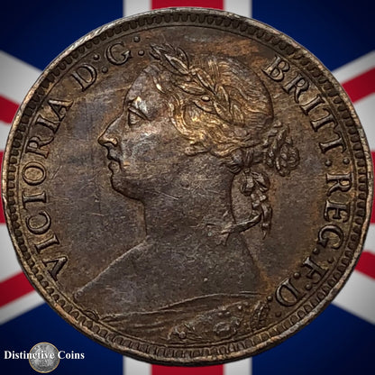 Great Britain 1884 Farthing 1/4d GB4093