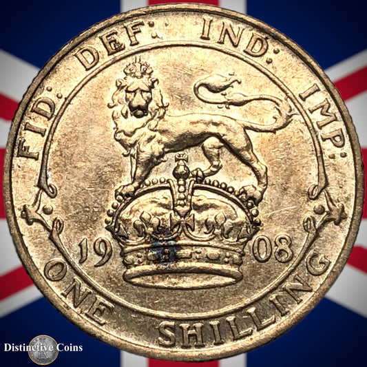 Great Britain 1908 British One Shilling GB0862