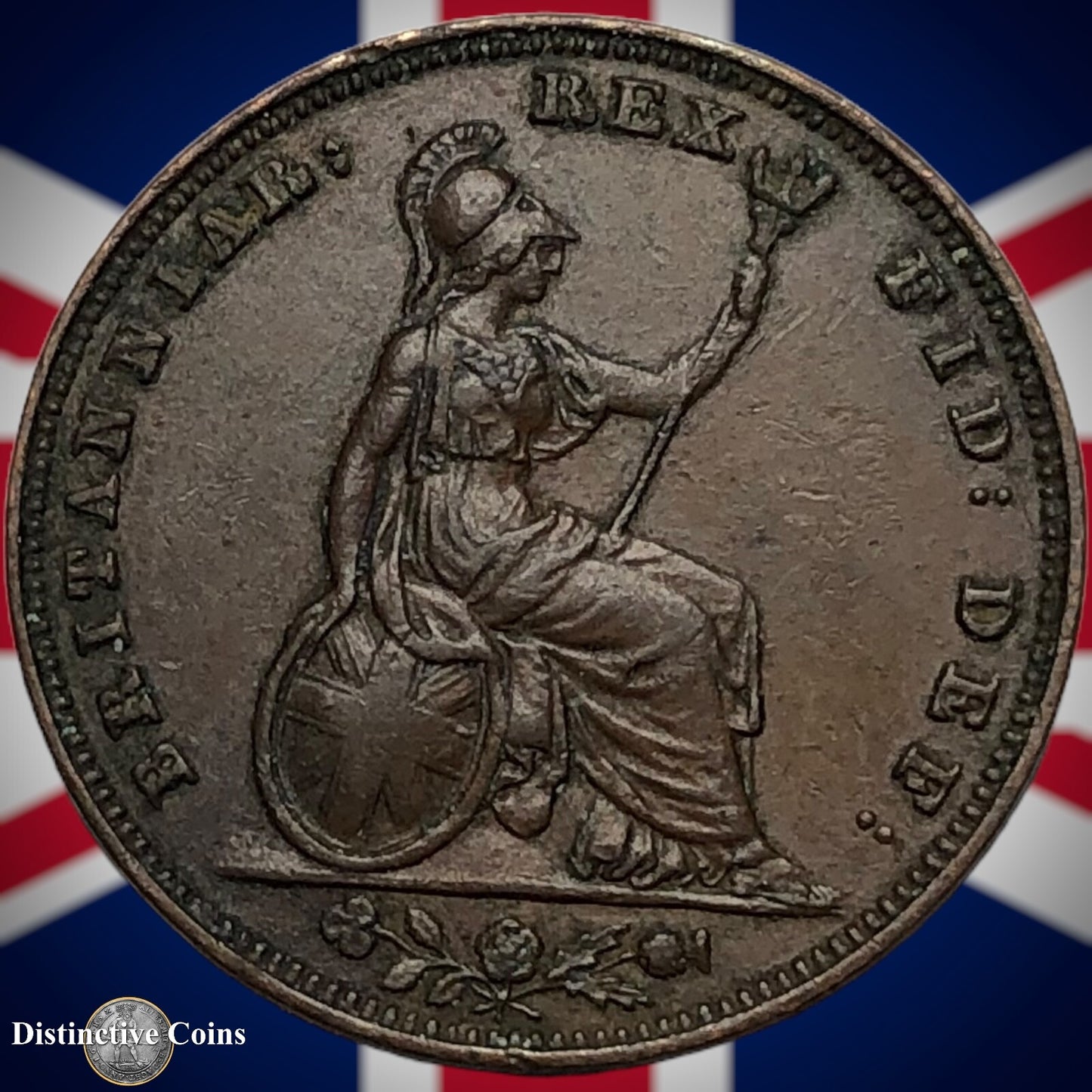 Great Britain 1835 Farthing 1/4d GB3381