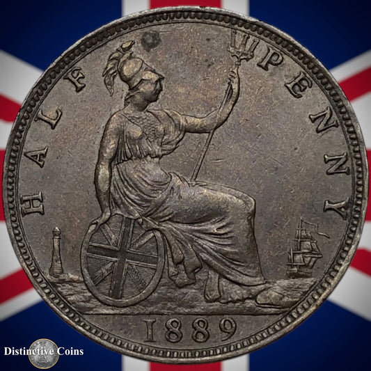 Great Britain 1889 Half Penny 1/2d GB5651