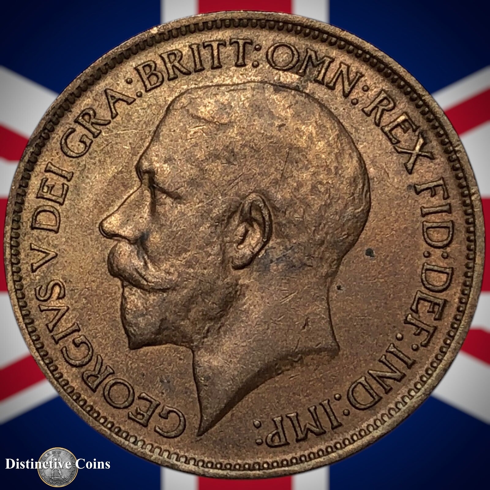 Great Britain 1916 Half Penny 1/2d GB5849