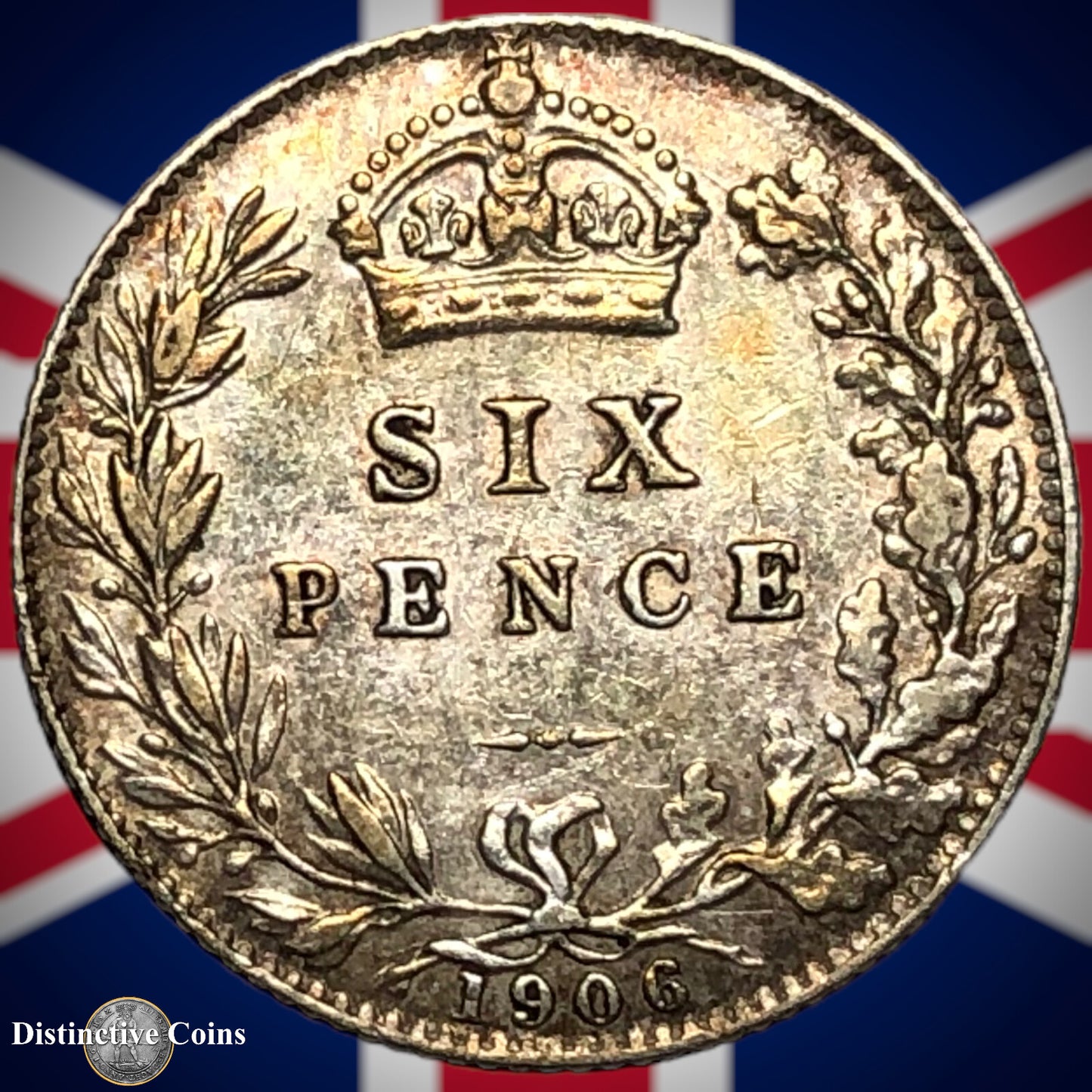 Great Britain 1906 Six Pence GB1536