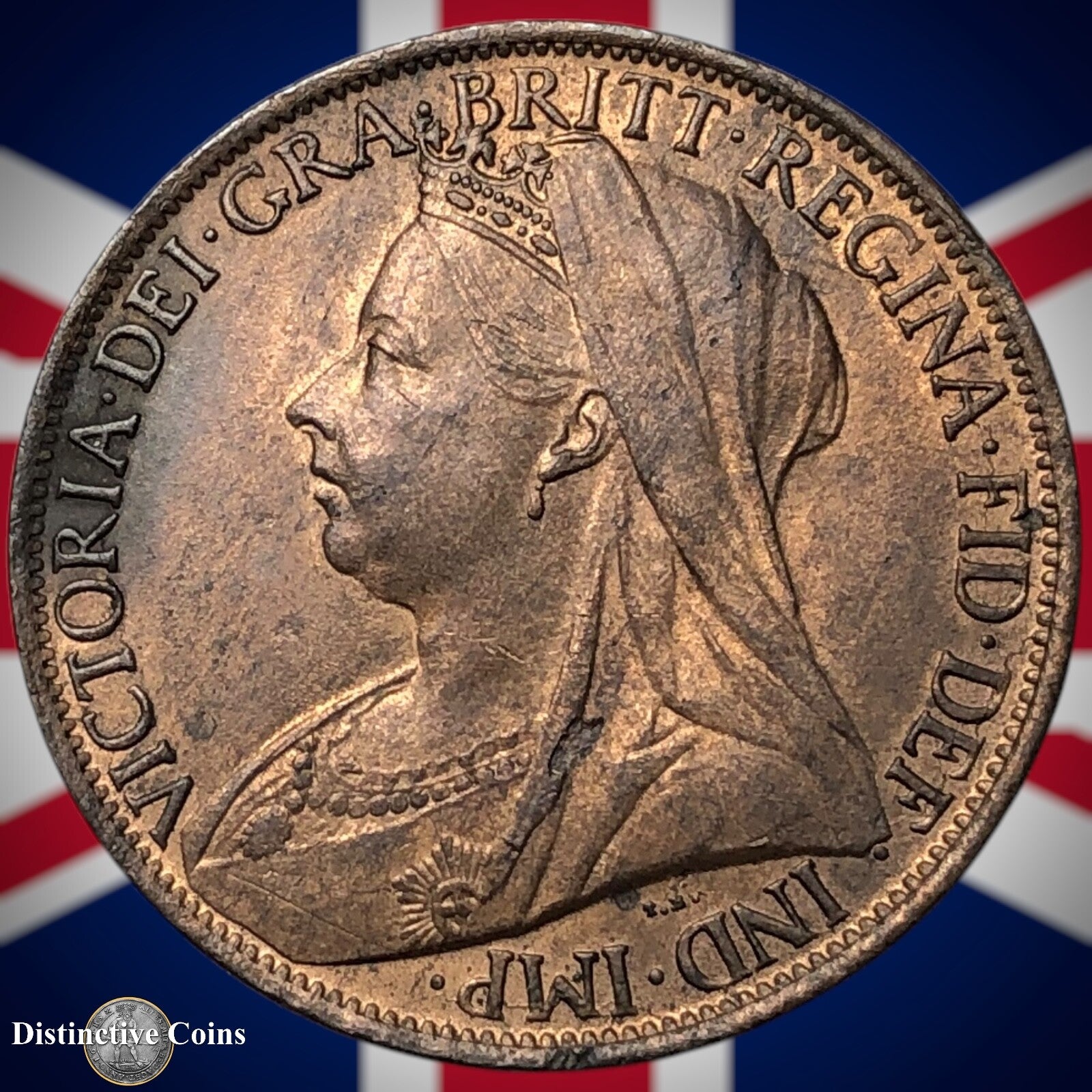 Great Britain 1901 Penny 1d GB6645