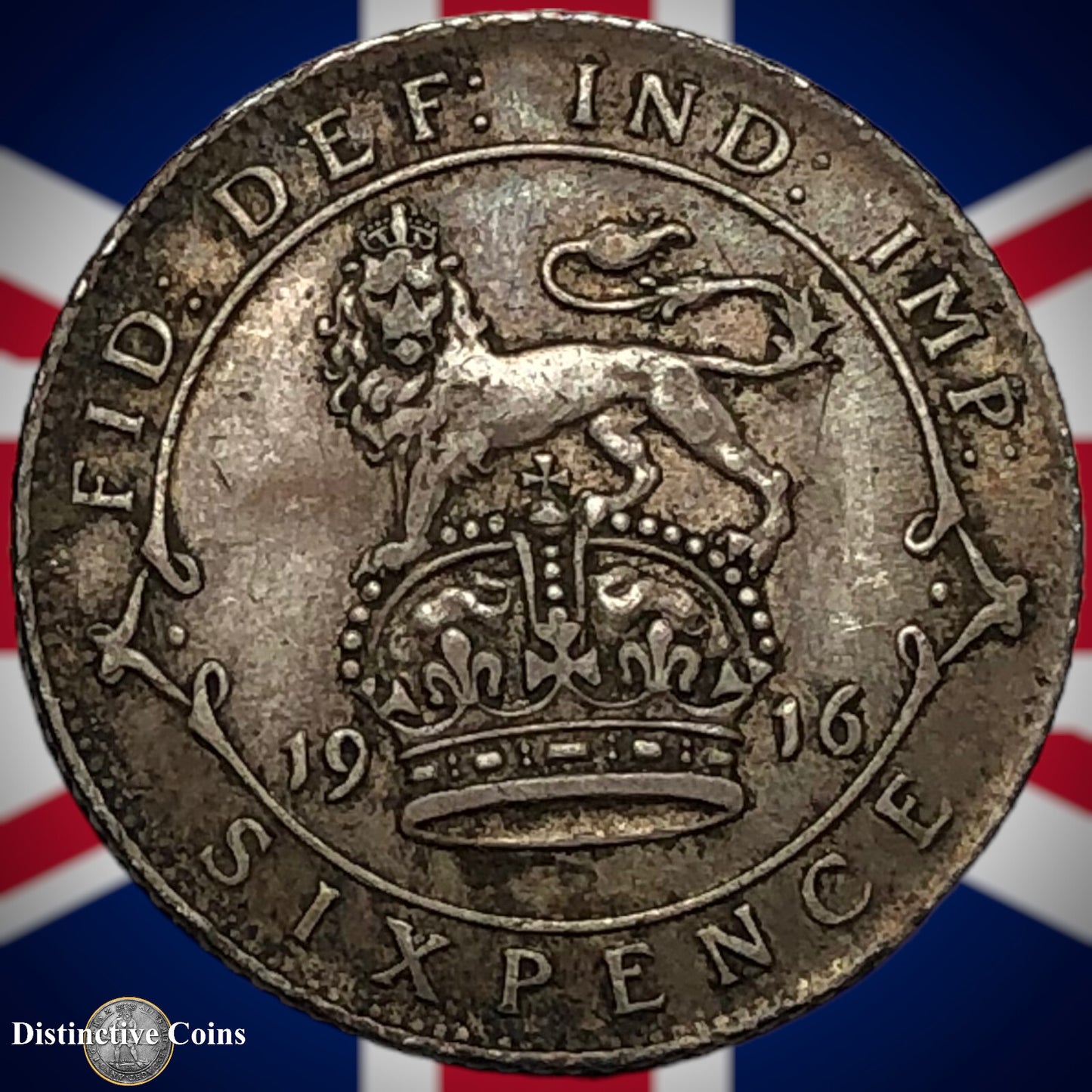 Great Britain 1916 Six Pence GB1606