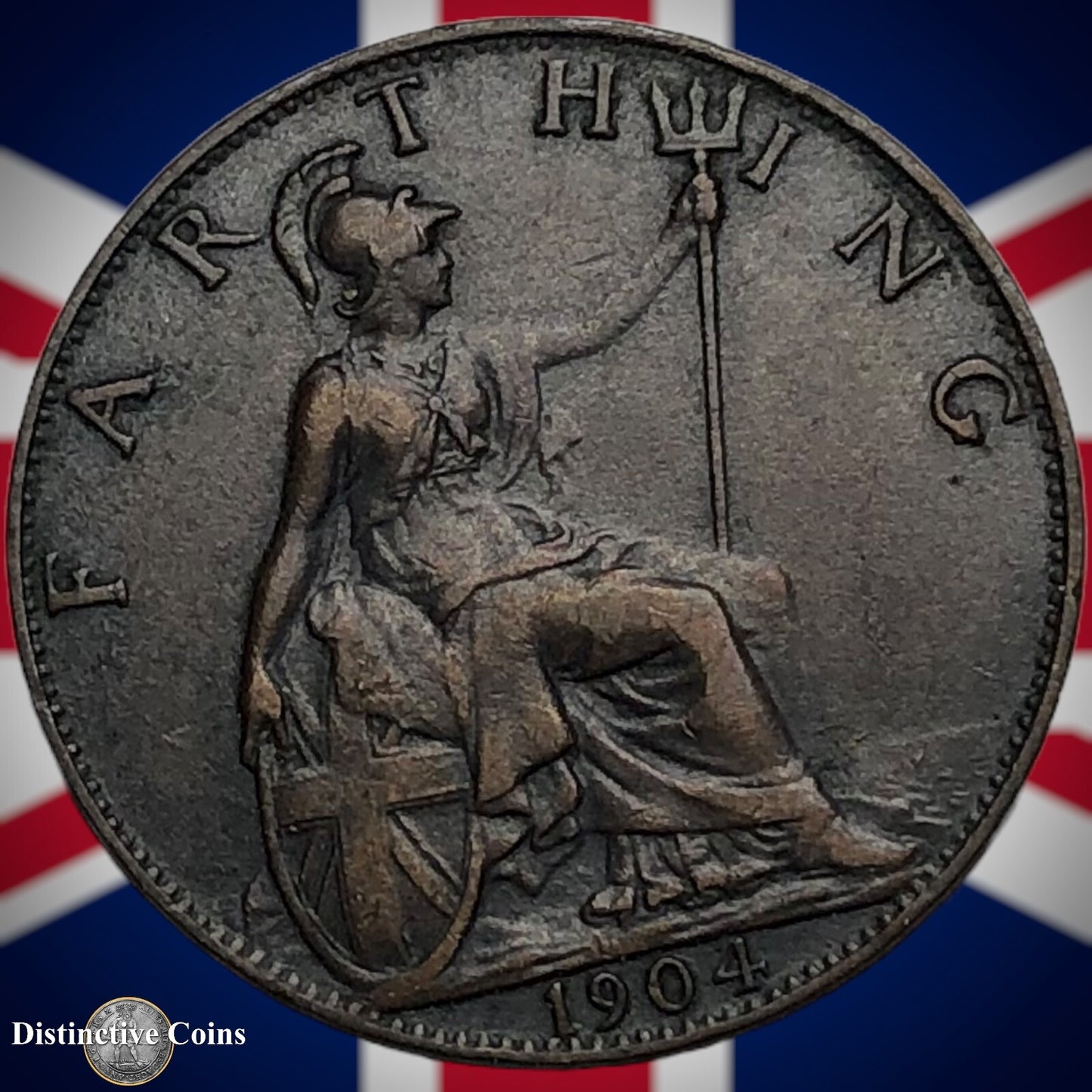 Great Britain 1904 Farthing 1/4d GB4551