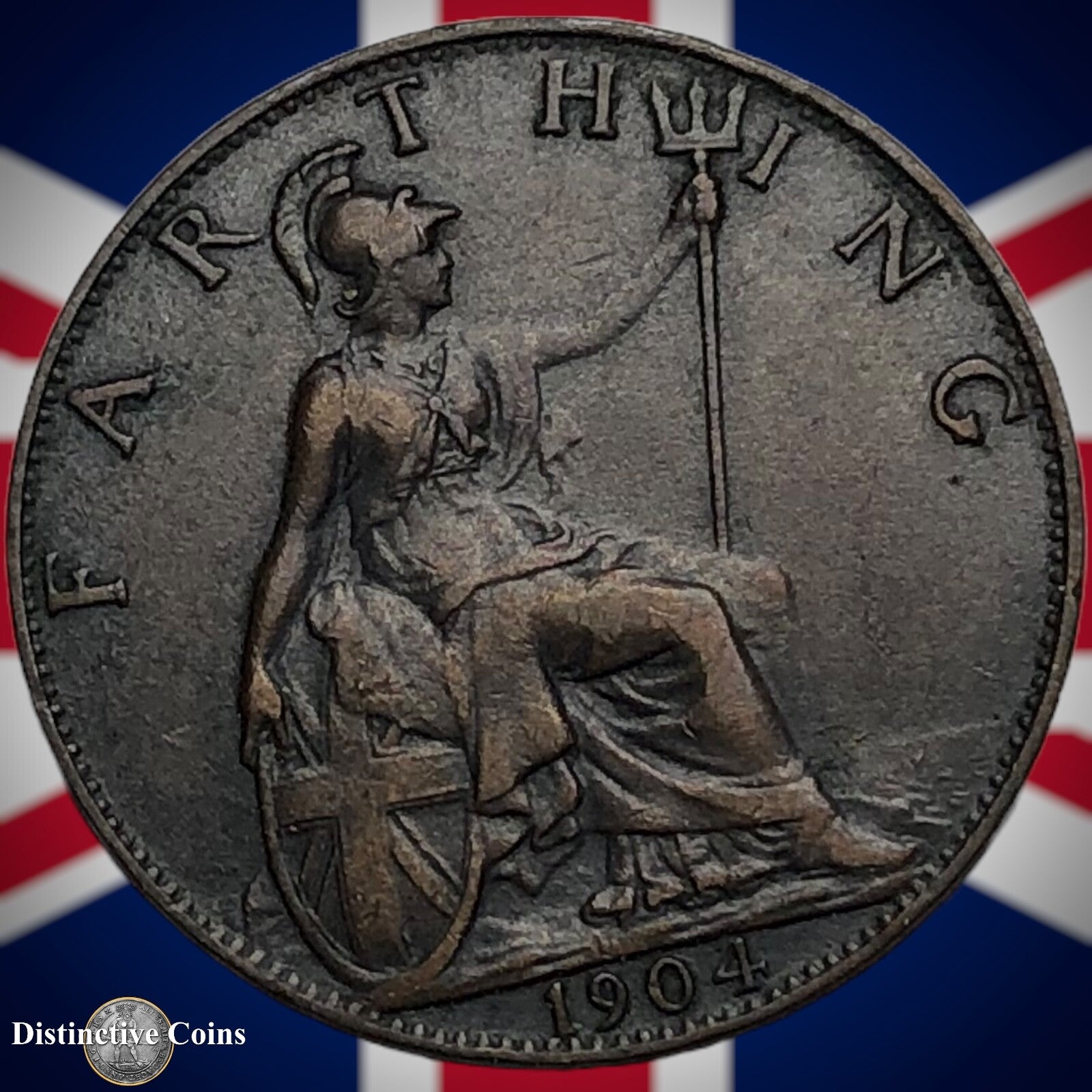 Great Britain 1904 Farthing 1/4d GB4551