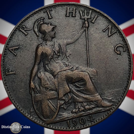 Great Britain 1904 Farthing 1/4d GB4551