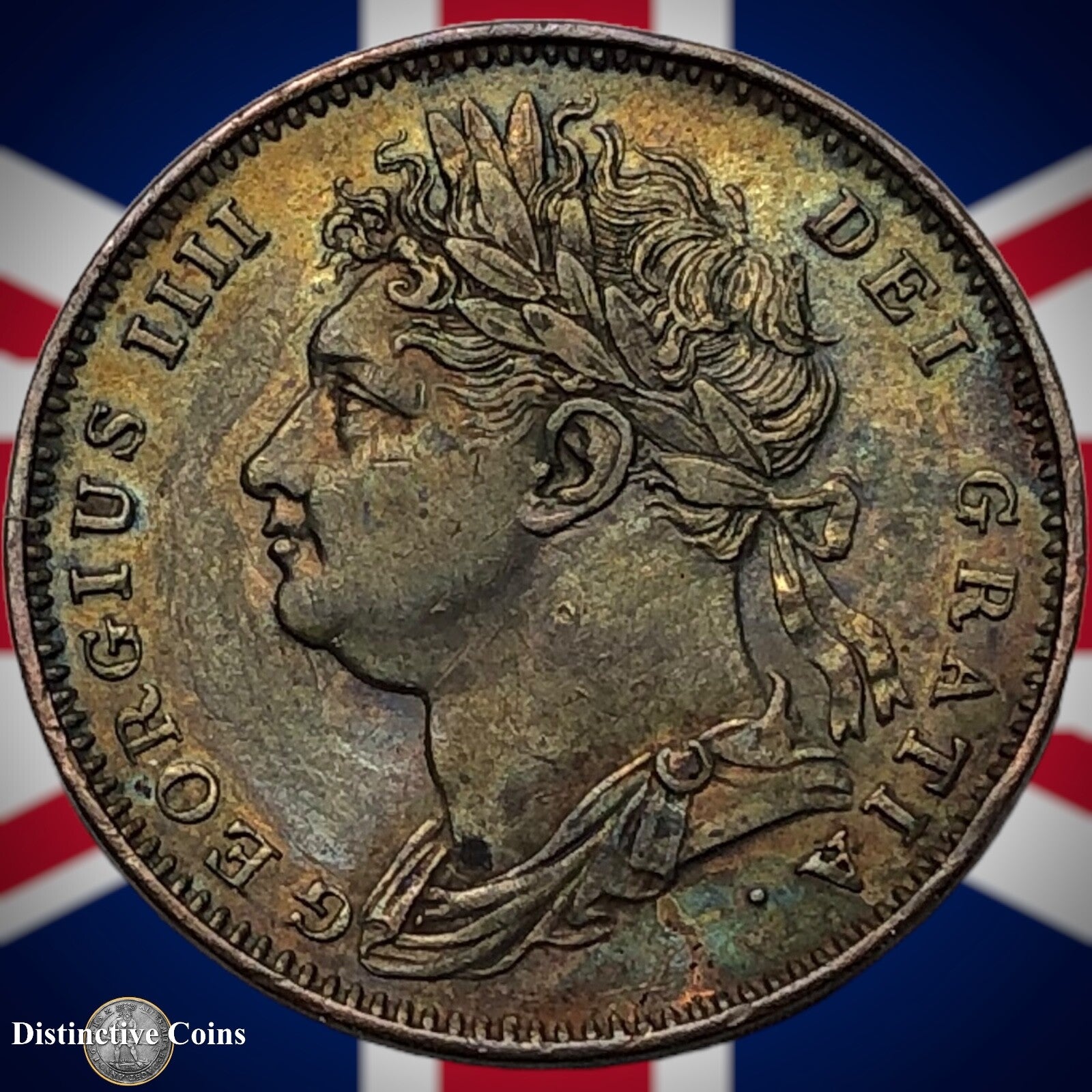 Great Britain 1822 Farthing 1/4d GB3258