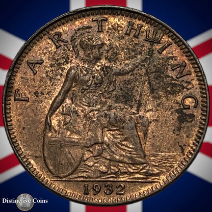Great Britain 1932 Farthing 1/4d GB4915