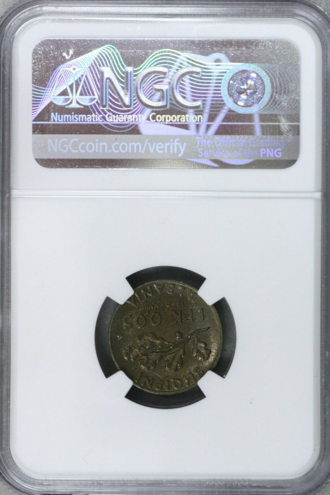 Albania 1940 R .05 L NGC MS 64 S584