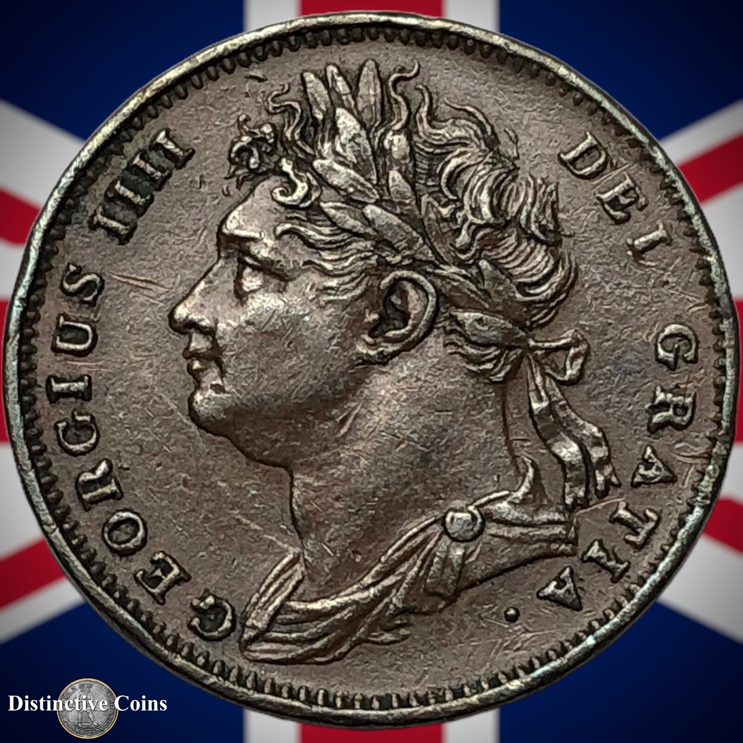 Great Britain 1825 Farthing 1/4d GB3285