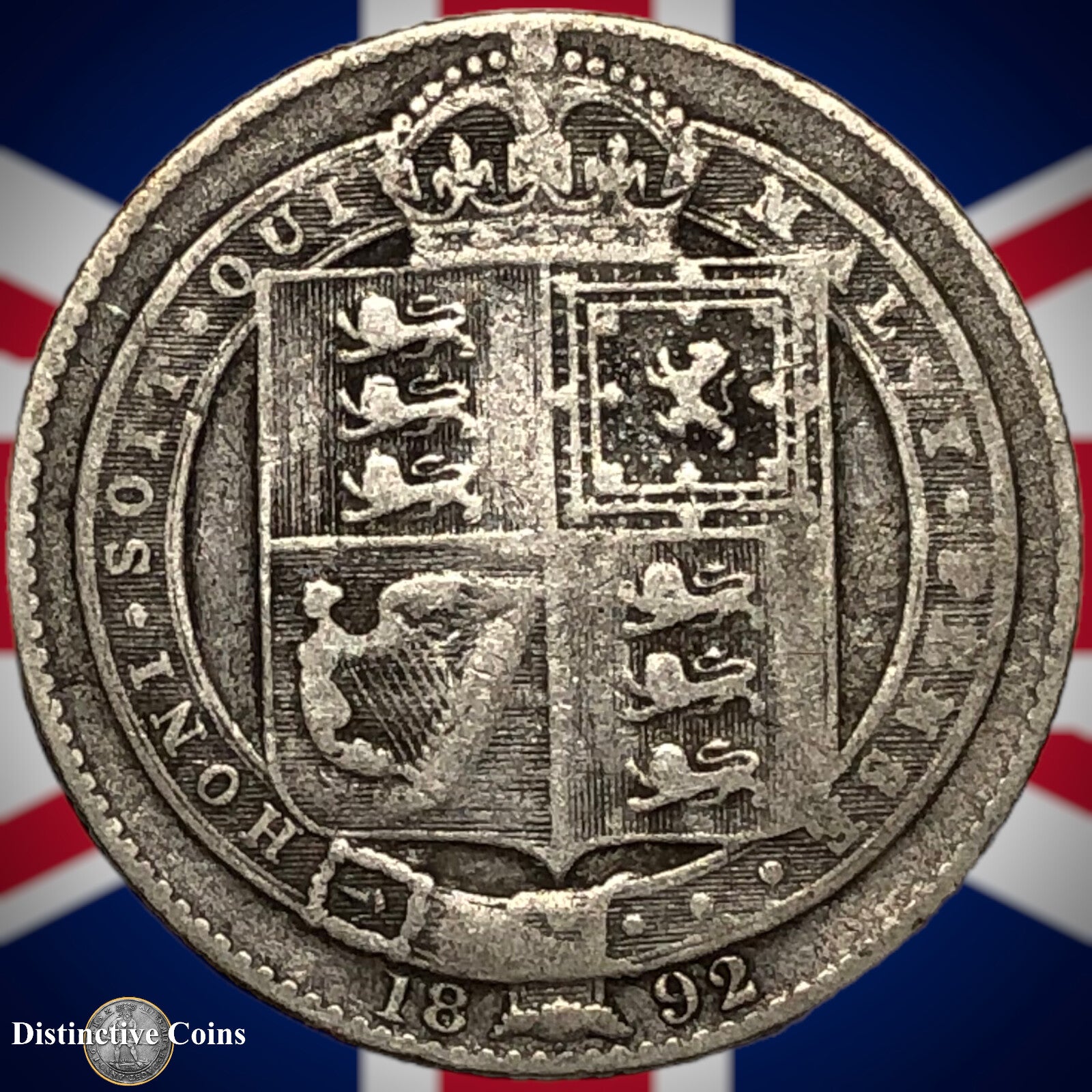 Great Britain 1892 British One Shilling GB0593