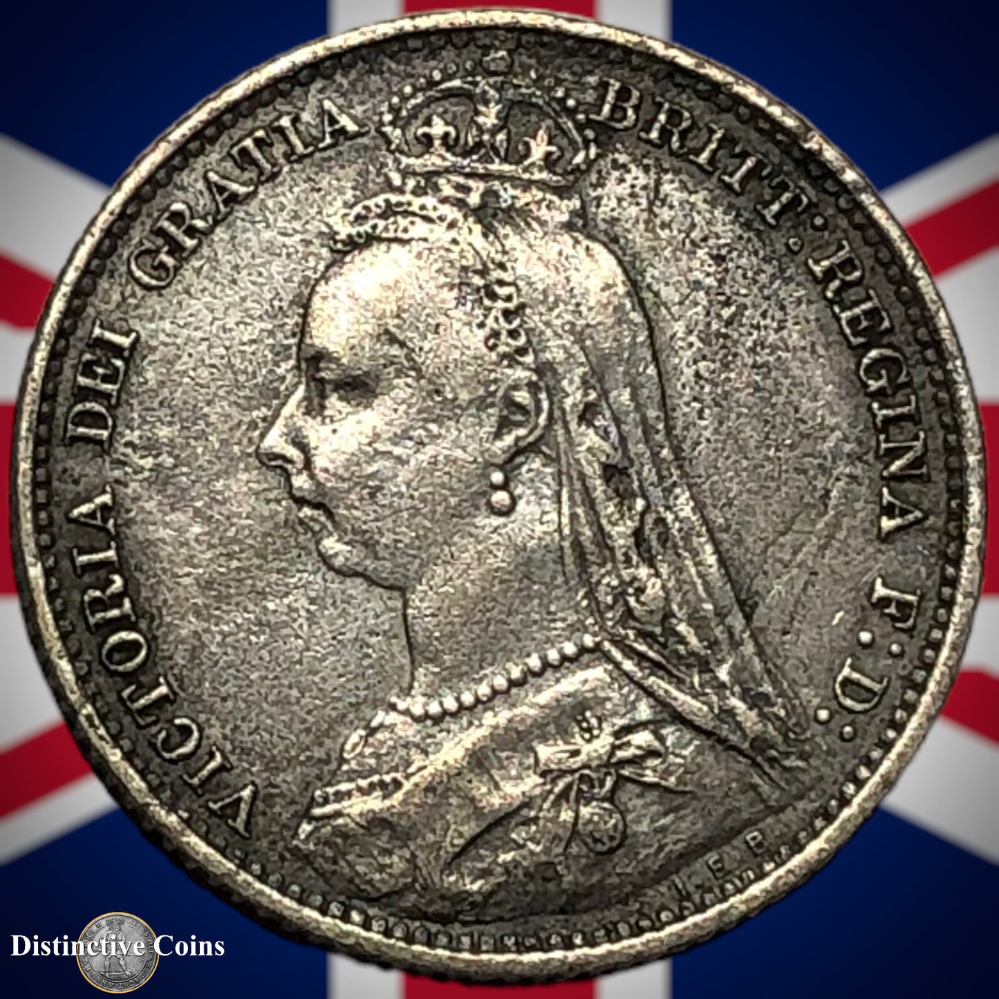 Great Britain 1890 Six Pence GB2743