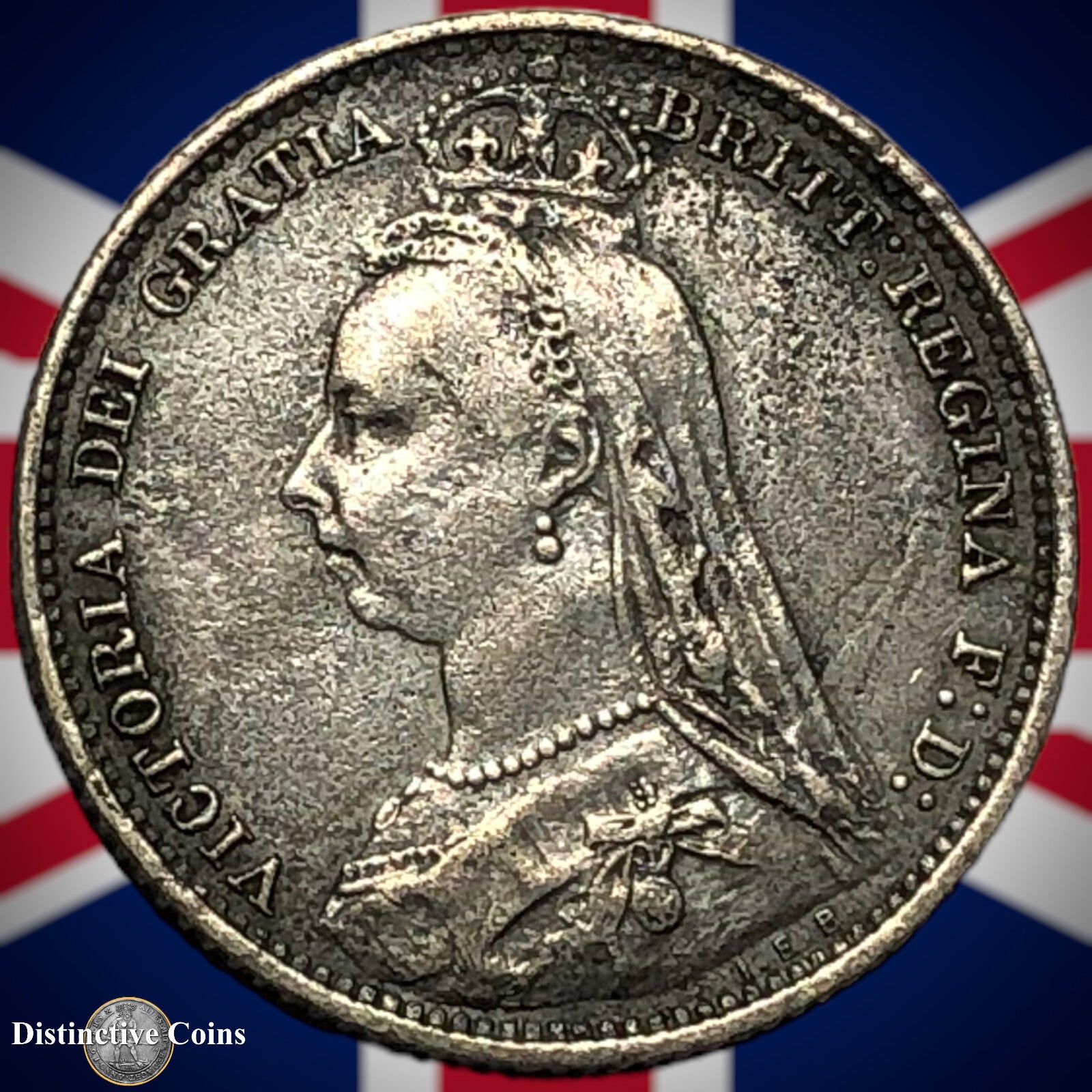 Great Britain 1890 Six Pence GB2743