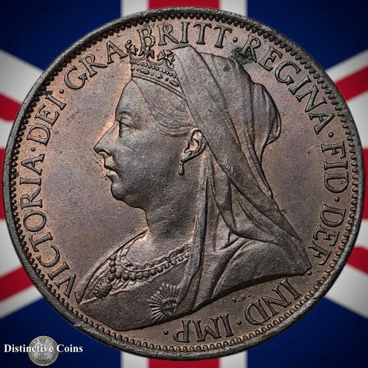 Great Britain 1901 Penny 1d GB6637
