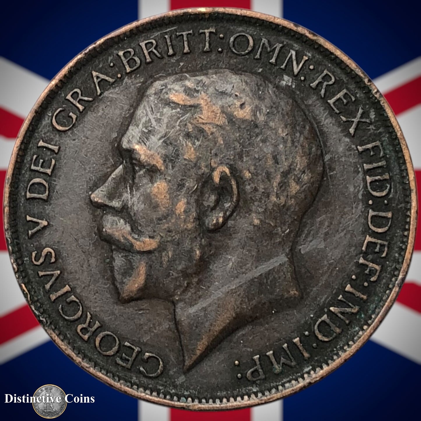 Great Britain 1912 H Penny 1d GB6796