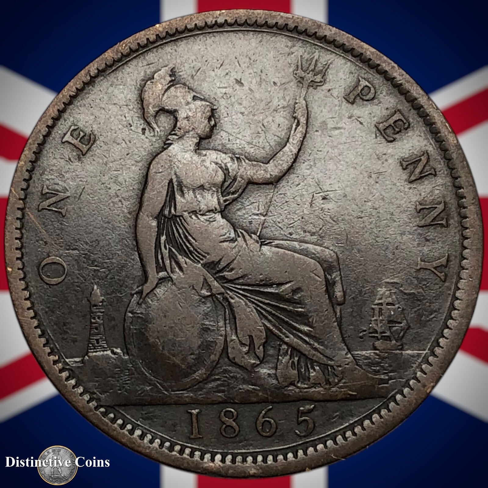 Great Britain 1865 Penny 1d GB6274