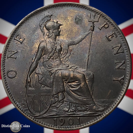 Great Britain 1901 Penny 1d GB6640