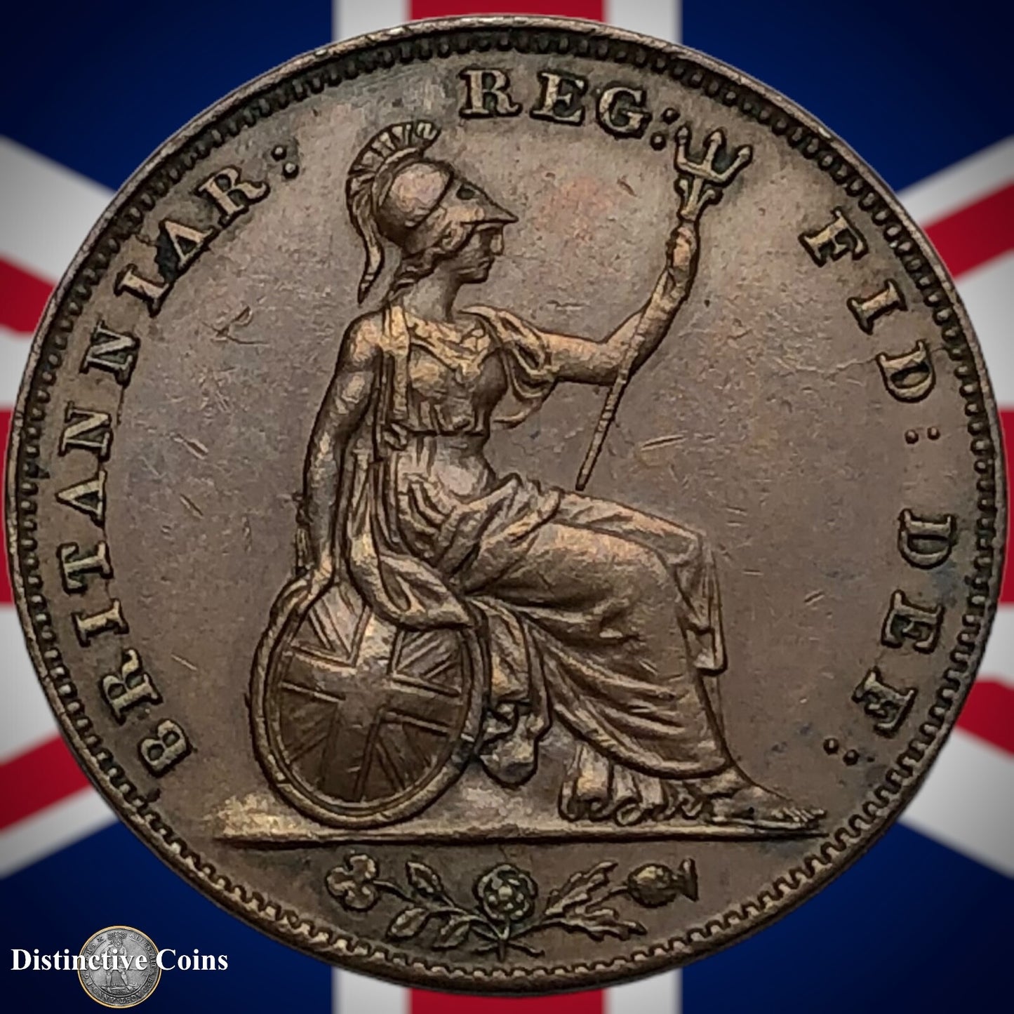 Great Britain 1847 Farthing 1/4d GB3423