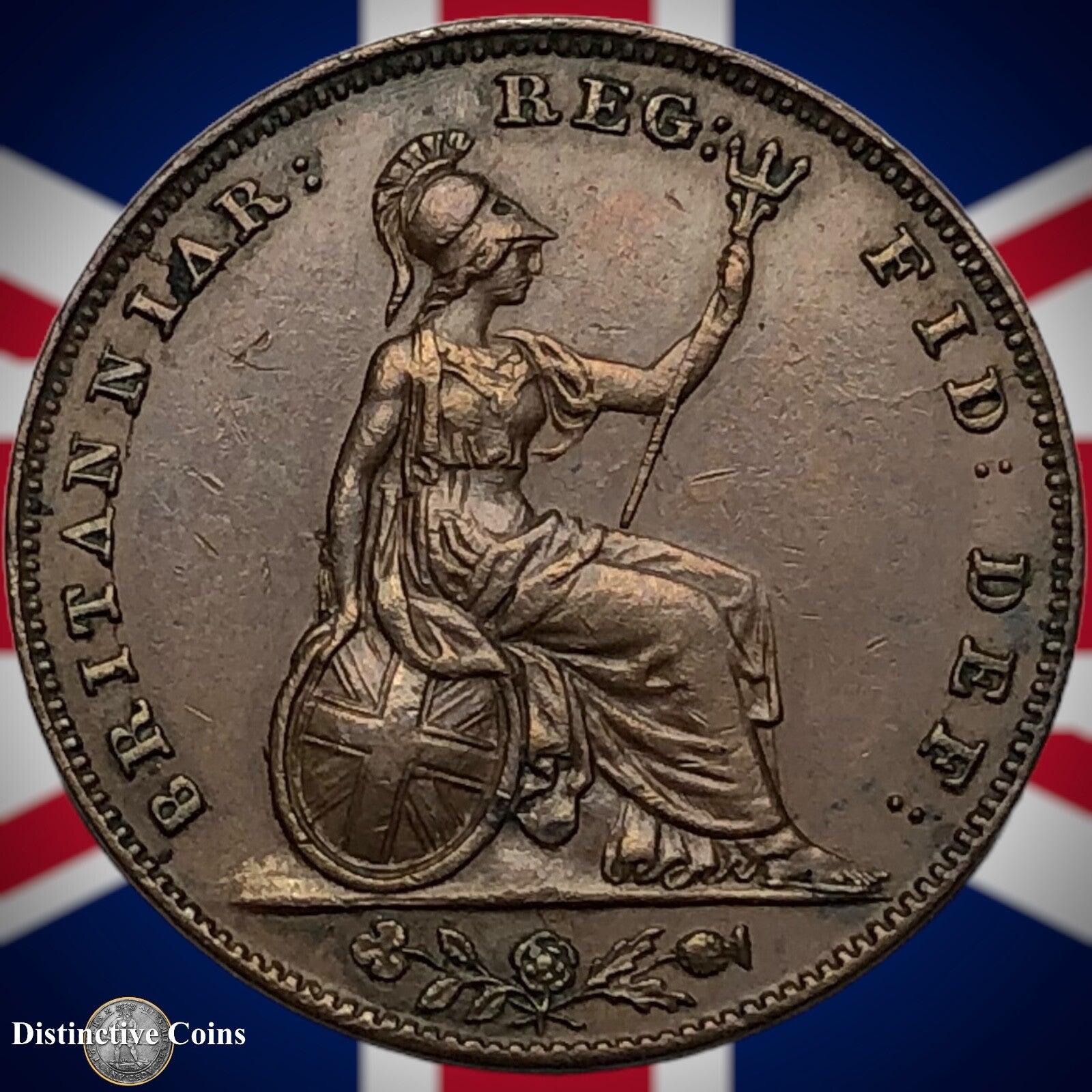 Great Britain 1847 Farthing 1/4d GB3423