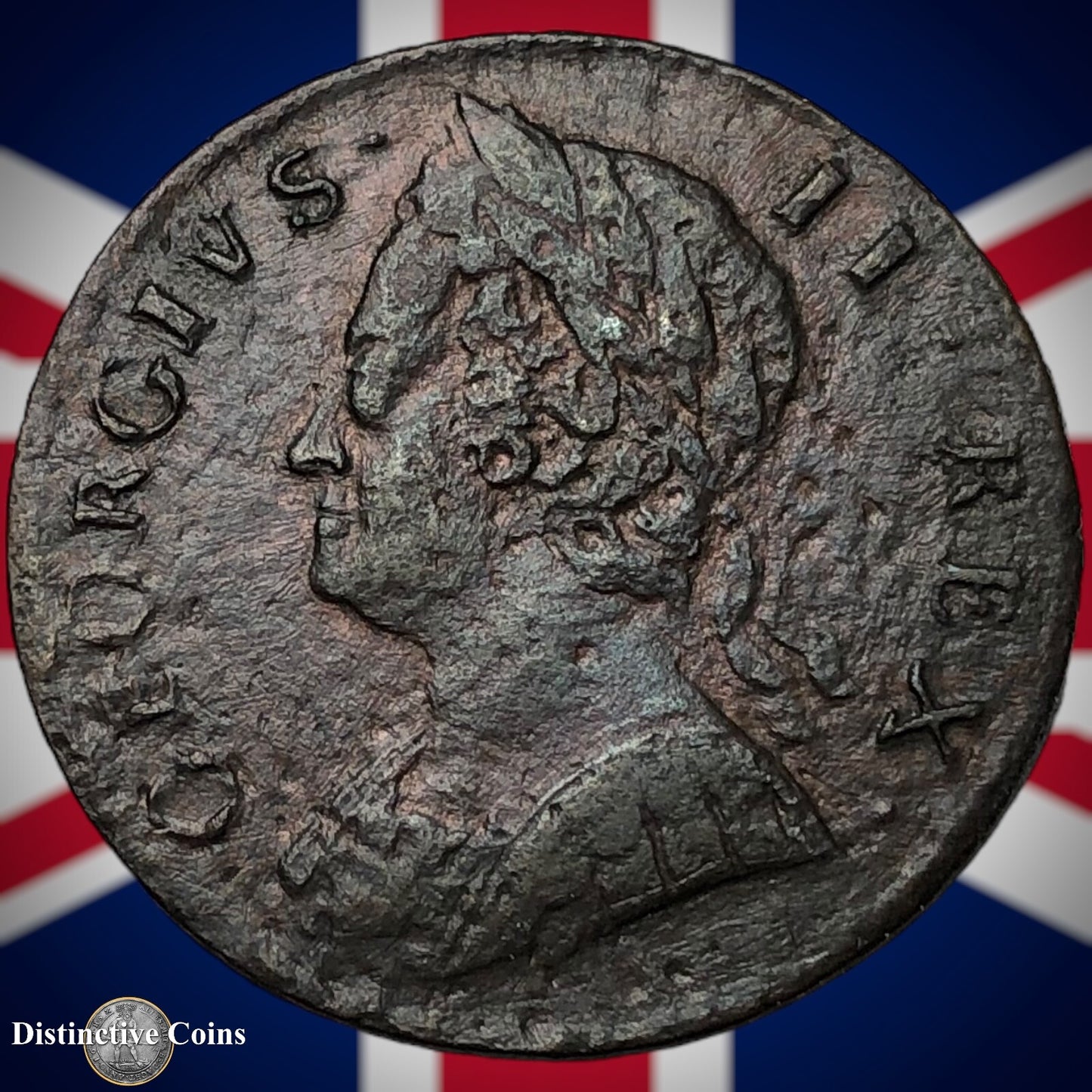 Great Britain 1746 Half Penny 1/2d GB5087