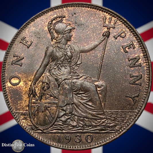 Great Britain 1930 Penny 1d GB7114