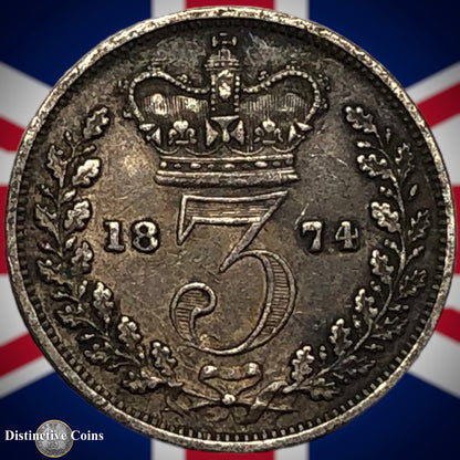 Great Britain 1874 Three Pence GB1866