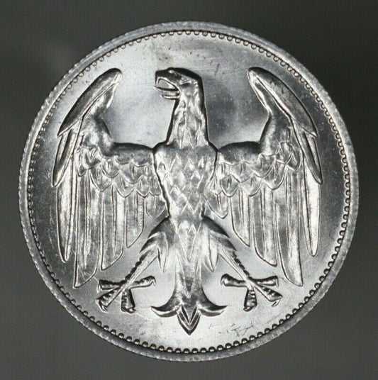 Germany 1922 A 3 Mark Aluminum Scarce Type BU  A3015