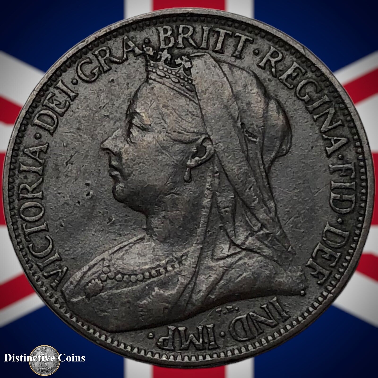 Great Britain 1897 Farthing 1/4d GB4439