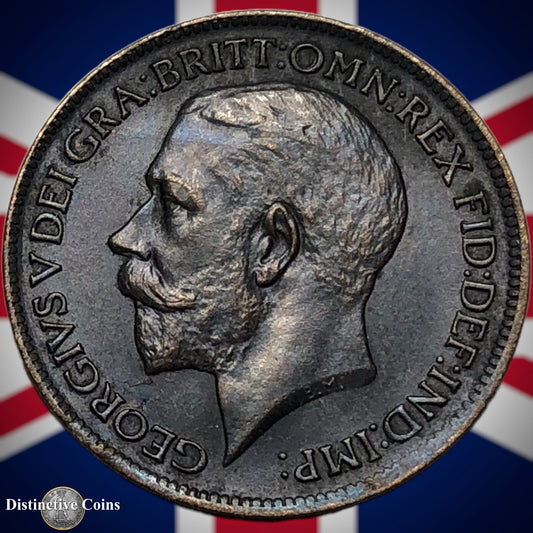 Great Britain 1911 Farthing 1/4d GB4643